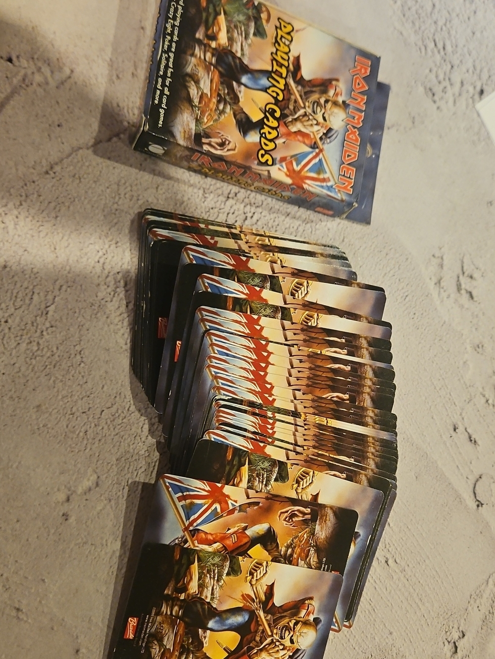 🌟3/$25🌟 Iron Maiden Playing Cards featuring the band's iconic mascot, Eddie